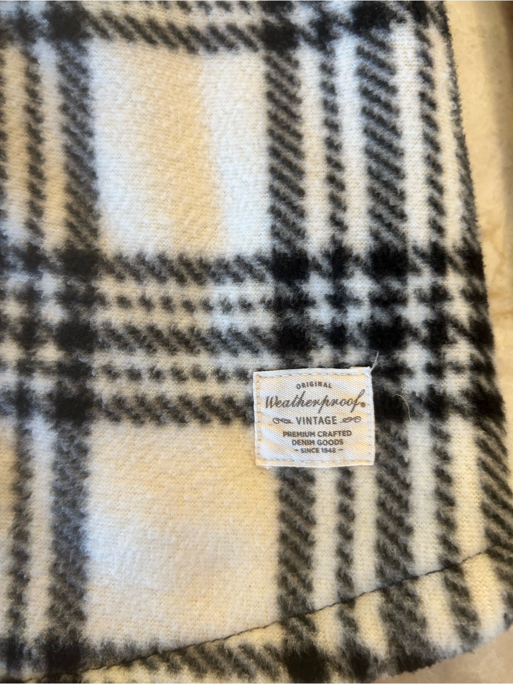 Weatherproof Vintage Boys S 7/8 Plaid Sherpa Fleece Jacket Shacket - Picture 5 of 8